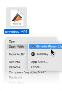 Open MP4 on Mac