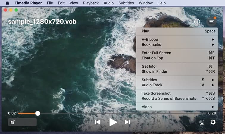 how to play .vob files on mac